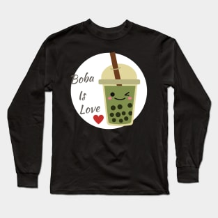 Boba Lover - Flirty Tea Long Sleeve T-Shirt